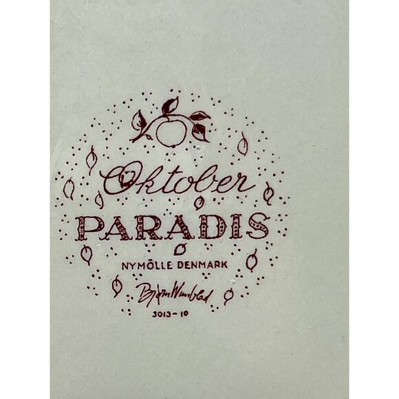 Bjorn Wiinblad October Optimisme Nymolle Denmark Wall Calendar Plaque #3013-10 - Picture 4 of 5